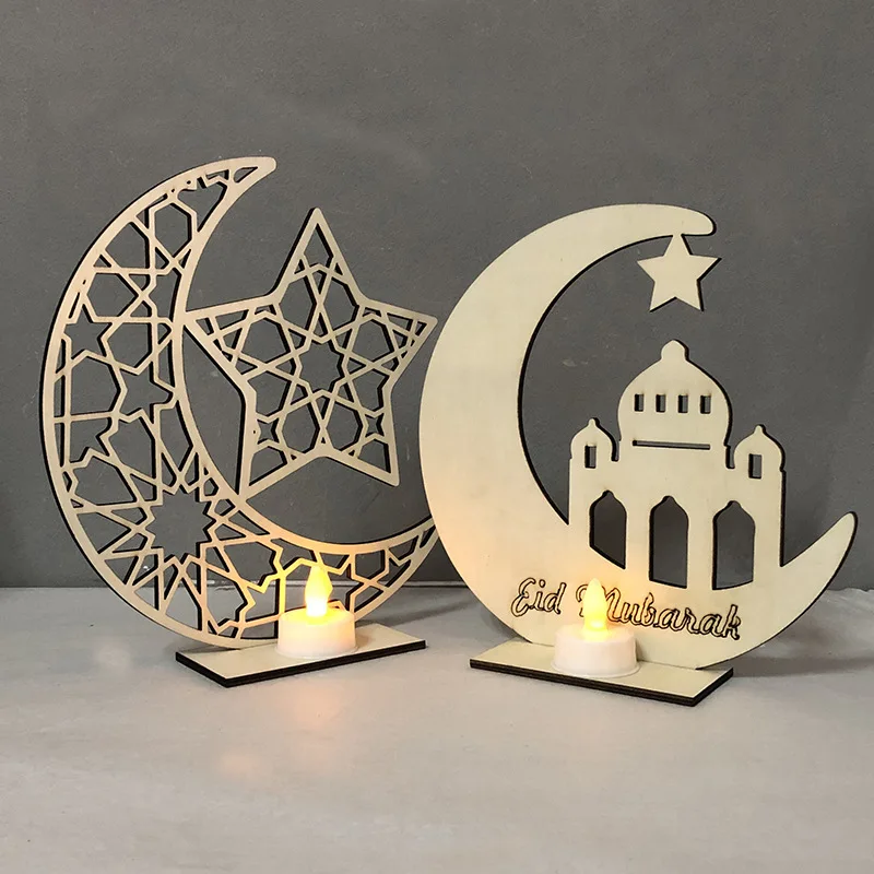 Eid Mubarak украшение подарок украшения на Рамадан луна ислам мусульманские