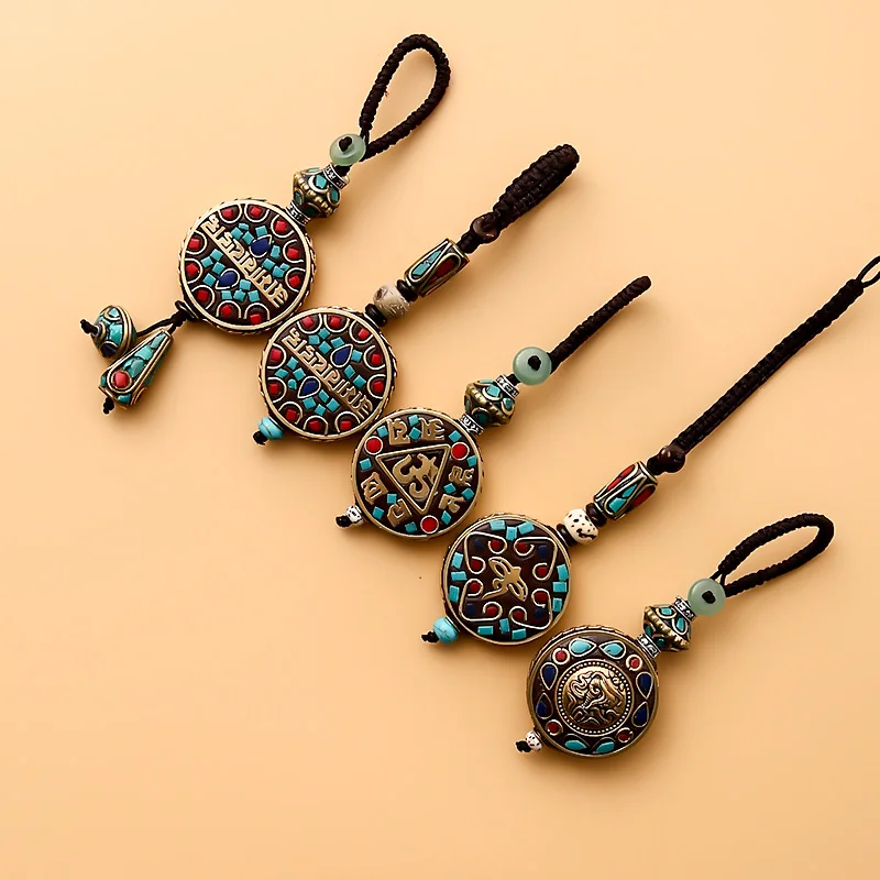 Тибетский Кулон Будда брелок Om Ohm буддийская мантра знак Йога кулон