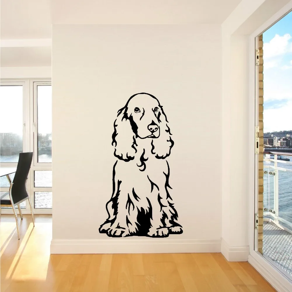 

Modern Design Cute Animal Dog Removable Vinyl Wall Sticker Home Decor Wall Decals #M740