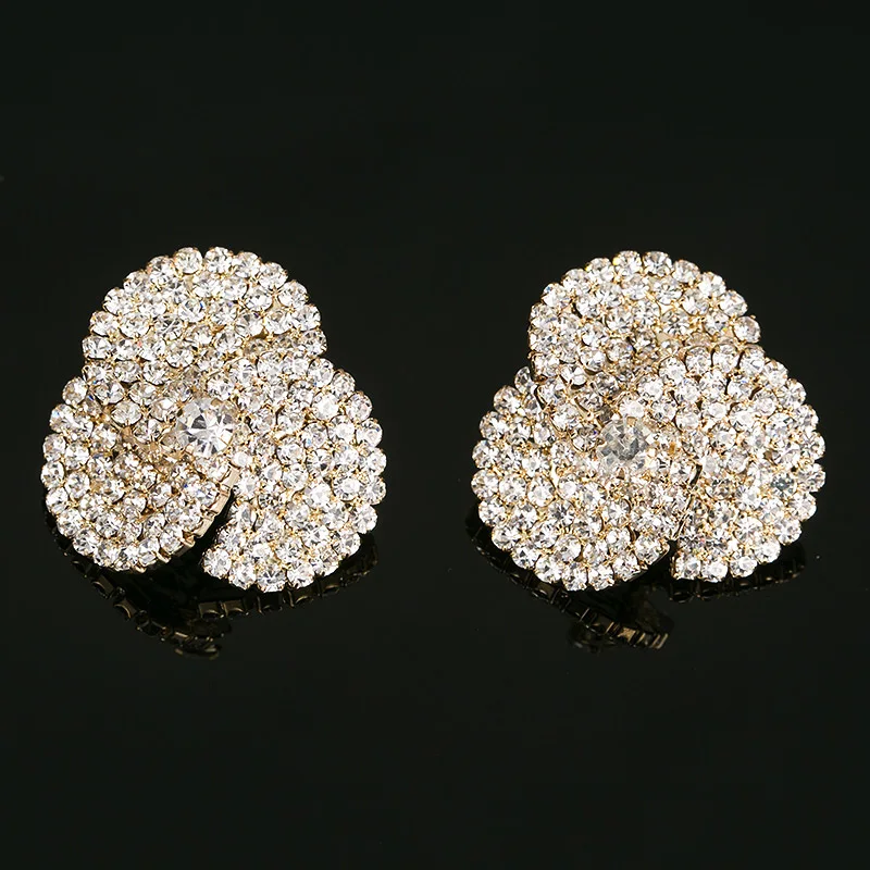 Женские серьги гвоздики с кристаллами YFJEWE оптовая продажа бижутерия boucle D'oreille