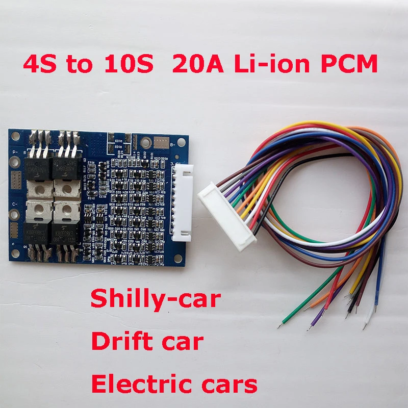 9S 20A Защитная плата литий полимерной батареи BMS/PCM/PCB для 9 Упаковок ионных