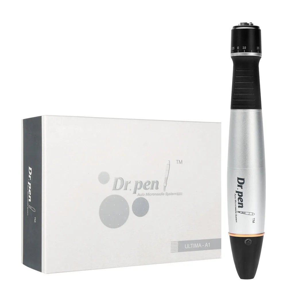 Электрический Dr. pen Ultima A1-C микроиглы тату уход за кожей наборы с 12 булавки иглы картриджи Авто Микро прокатки Дерма терапия