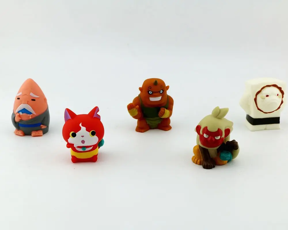 10-200 шт. 5 см Йо-Кай часы-игрушка Японский часы youkai аниме reloj yo-kai резиновая кукла