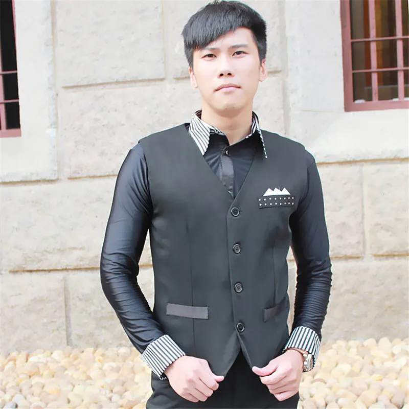 Жилет мужской для латиноамериканских танцев профессиональный Топ с V-образным