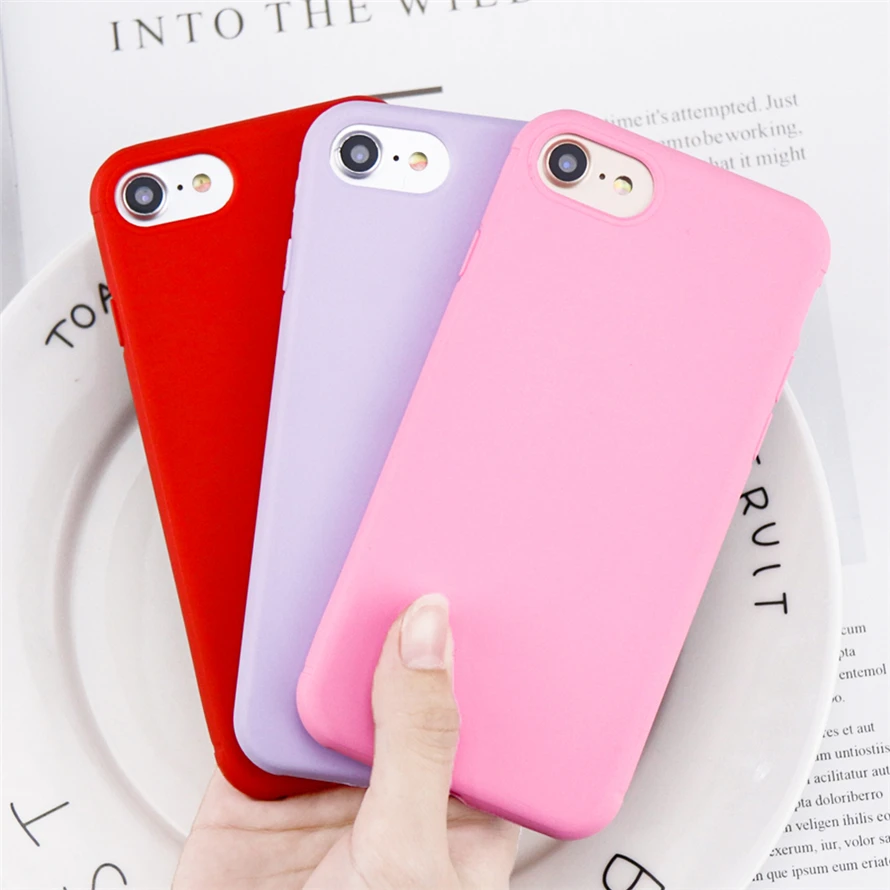 Роскошный оригинальный Мягкий ТПУ силиконовый чехол для iPhone 6 6S 7 8 Plus X 10 6s милый