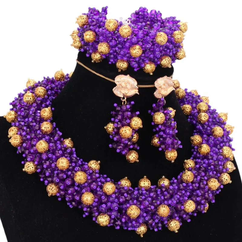 Шикарные изысканные ювелирные наборы фуксия ярко розовый нигерийское индийское