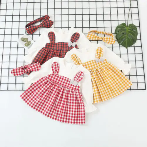 2018 Новое поступление осеннее платье милое детское для маленьких девочек с