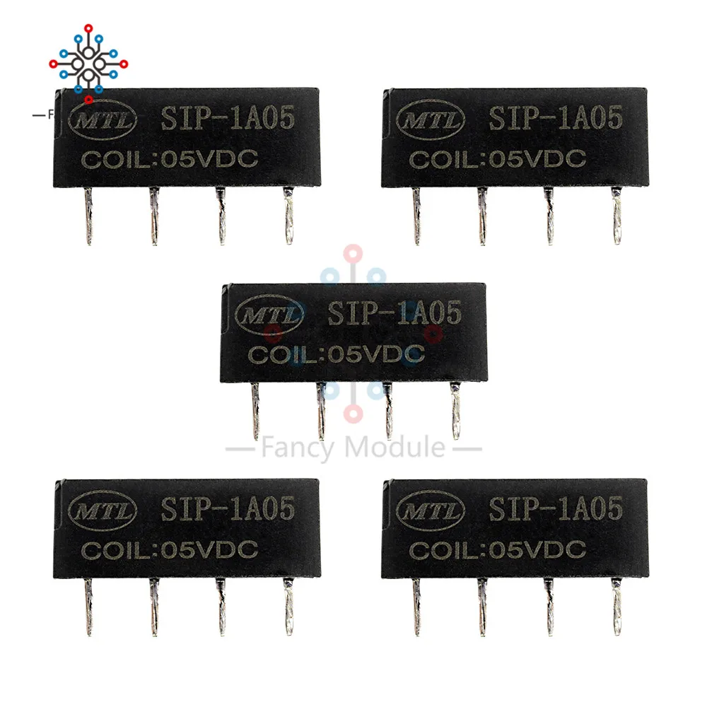 5 шт. 5 В реле SIP-1A05 геркон реле для PAN CHANG реле 4PIN