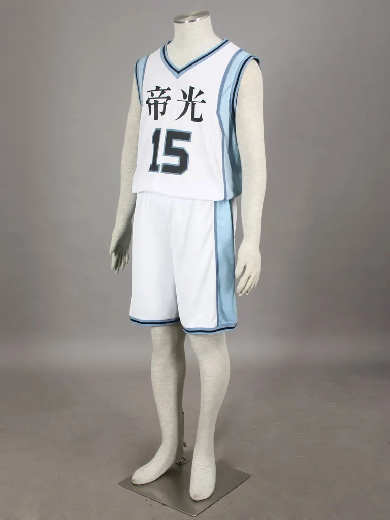 Баскетбольная Футболка Kuroko no basuke баскетбольная Kiseki Sedai Teiko #15 Tetsuya любой размер|kuroko cosplay|kuroko basukekuroko cosplay |
