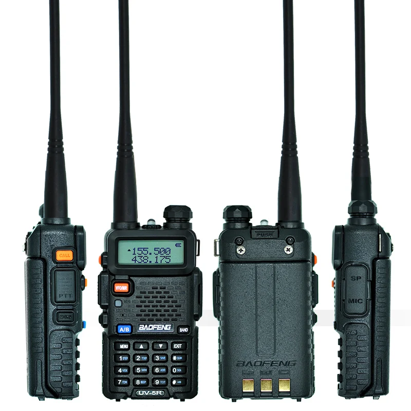 Портативная рация Baofeng uv 5r 3800 мАч Любительская радиосвязь VOX 10 км двусторонняя для