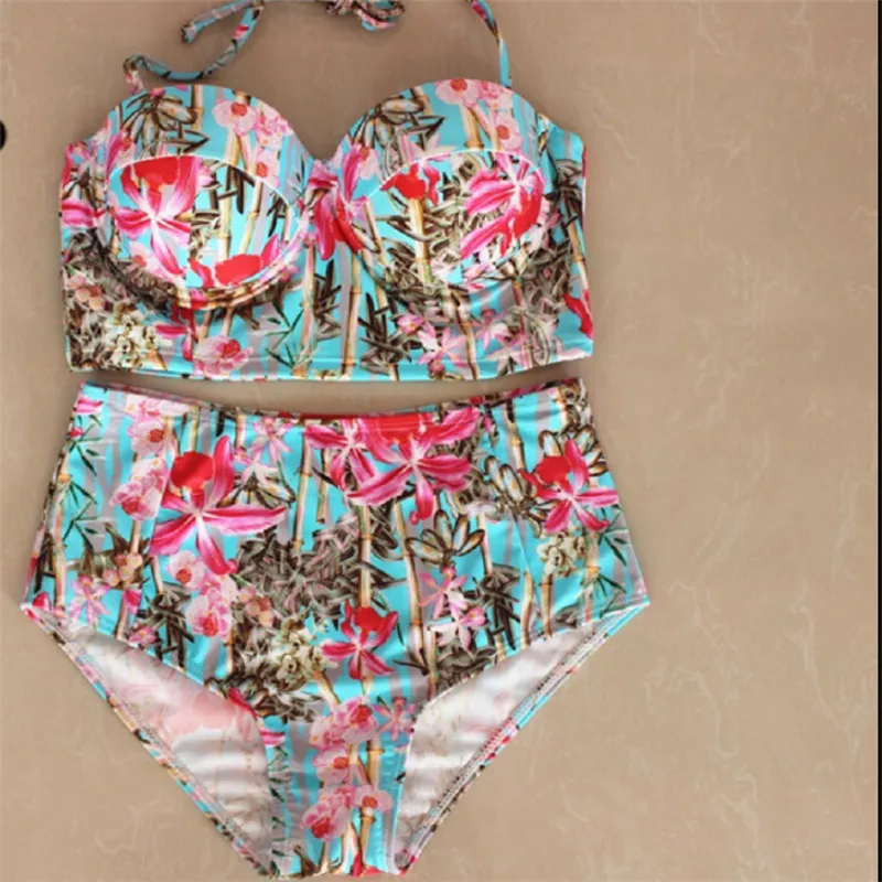 Новинка 2018 сексуальные бикини женский купальник с принтом пуш ап Бразильское