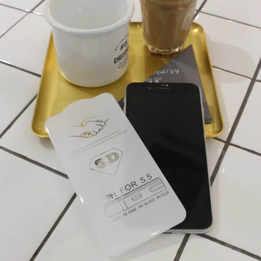 Полное покрытие высокопрозрачное закаленное стекло для iphone 6/S 7 8 plus X XR XS MAX