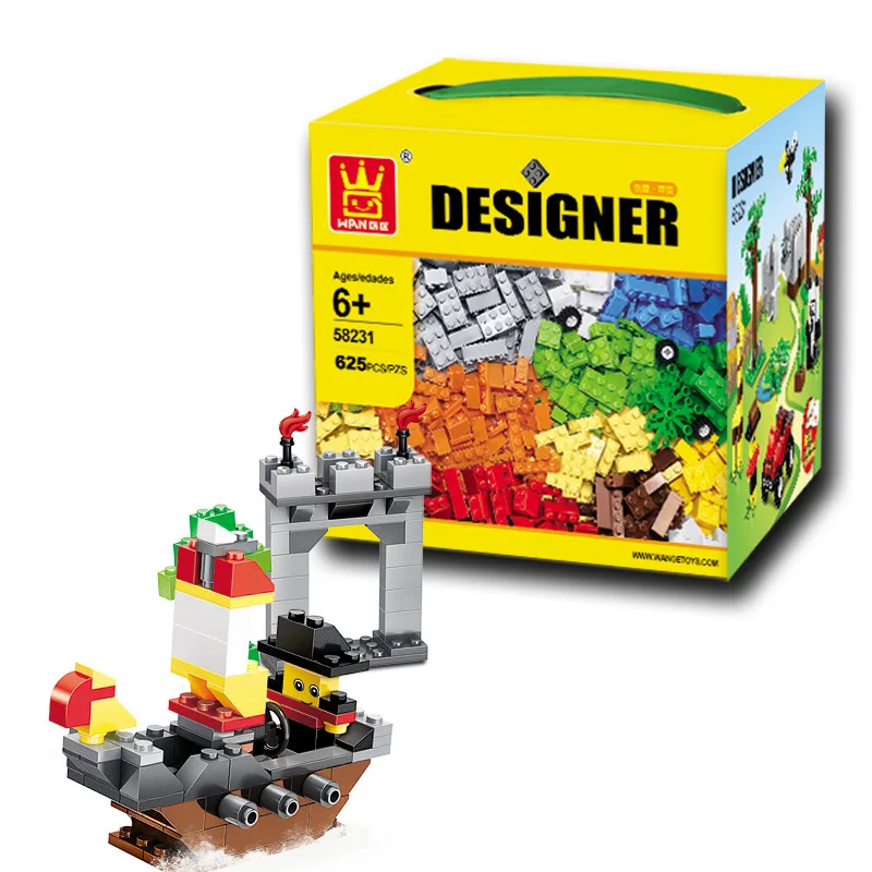 Модель W совместима с моделями W58231 625Pcs Zoo Farm Строительные наборы блоки игрушки