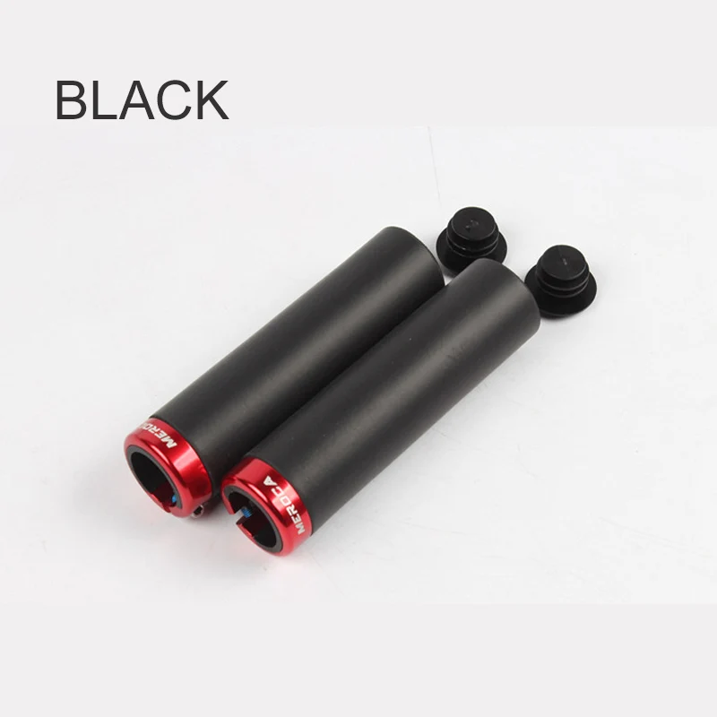 Черный bicycle handlebar grips bike grips fixie mtb grips bicycle handle grip bmx punho para bicicleta mangos bicicleta - Цвет: Черный