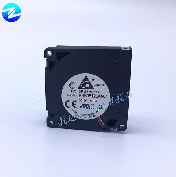 DELTA BSB0512LAA01 5010 0.1A 50*50*10 мм DC 12V 4-провод PWM Скорость регулирующий Вентилятор