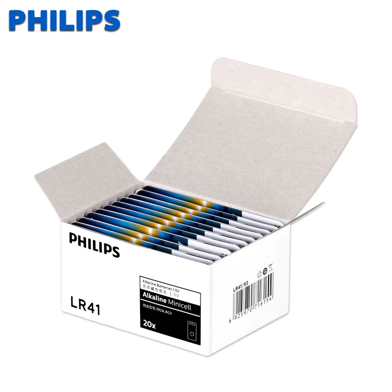 Philips 20 шт. AG3 для часов игрушек пульт дистанционного управления SR41 192 Cell монета