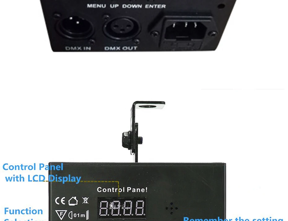 Светодиодный светильник для дискотеки 18 Вт DMX512 DJ RGB светодиодный вечерние светильник s звук активированный диско лампа для сцены светильник ing Свадьба караоке изменение цвета