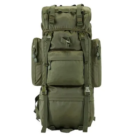 Военный Рюкзак 70L, водонепроницаемые Рюкзаки 1000D из ткани Оксфорд для альпинизма, Повседневная износостойкая камуфляжная сумка