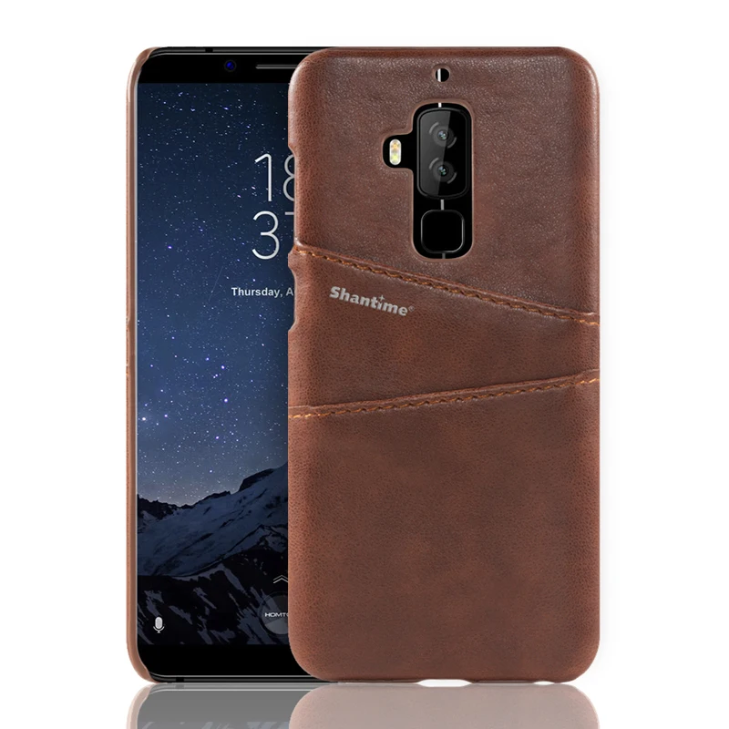 Brown Винтажный Роскошный чехол-Кошелек из искусственной кожи для HOMTOM S8, чехол для телефона Blackview S8, чехол с отделениями для визиток - Цвет: Brown