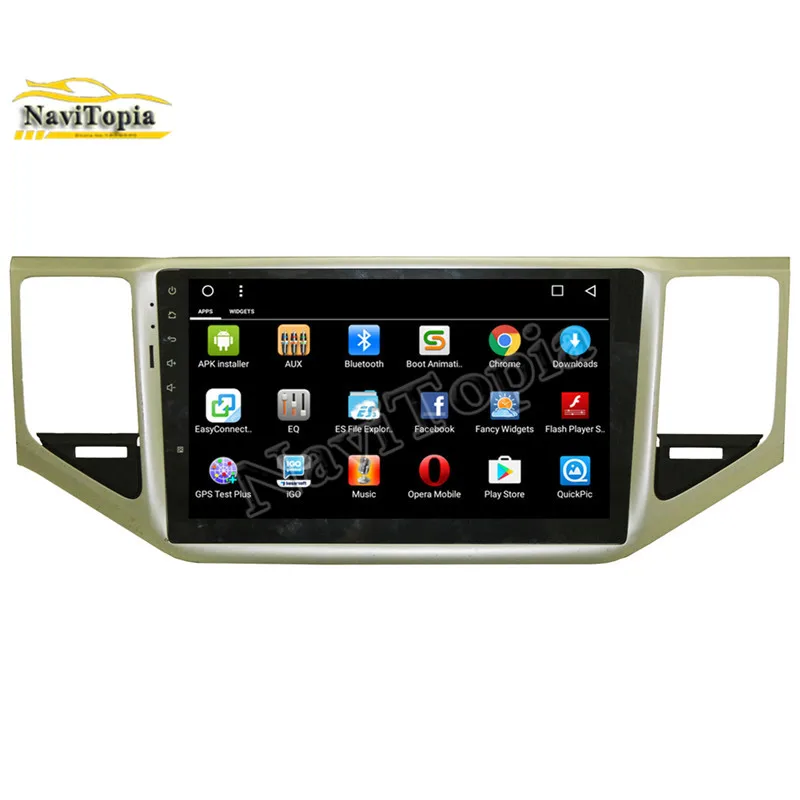 NAVITOPIA 1024*600 четырехъядерный/Восьмиядерный 2G + 32G Android 8 1 автомобильный DVD gps для VW