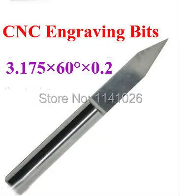 

10pcs 3.175MM Shank 60 Degree 0.2MM Flat Bottom CNC Router Tools, Cutting Bits,Carving Tools,V Shape Engraving Bit,PCB Cutters
