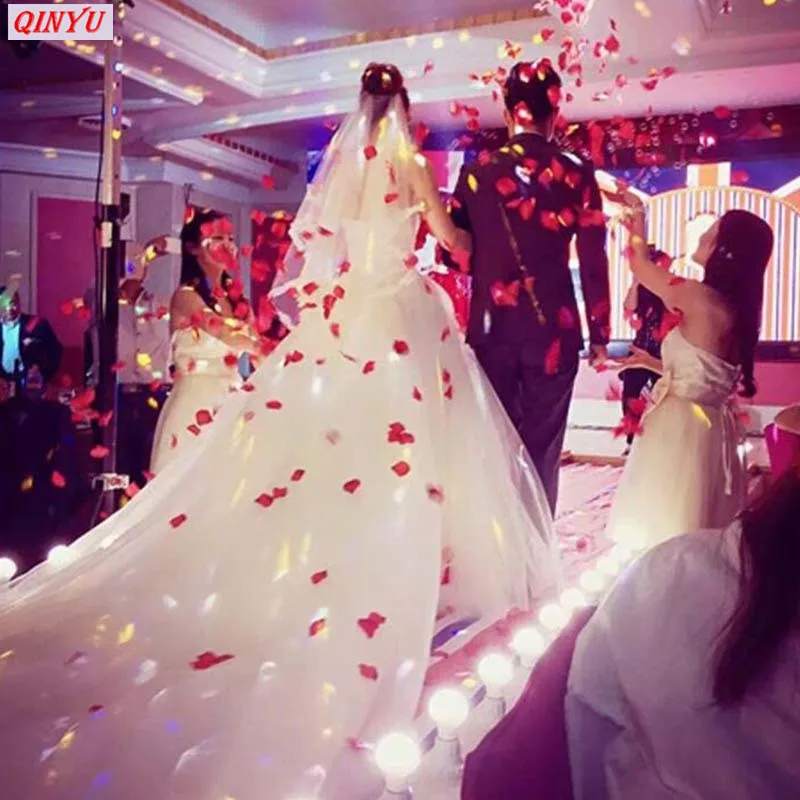 1000 шт. деко цветок шелковые лепестки роз для романтические украшения свадьбы