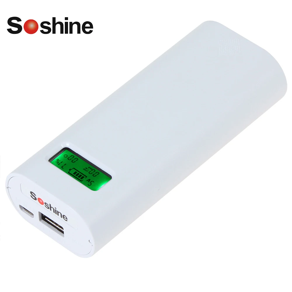 Soshine E4S зарядное устройство 18650 с ЖК дисплеем для литий ионного аккумулятора