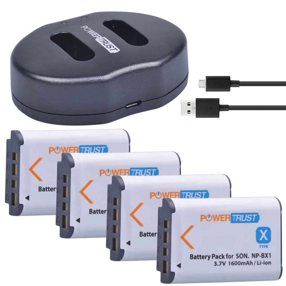 4 шт. 1600 мА · ч|np bx1 battery|np bx1charger sony np-bx1 |