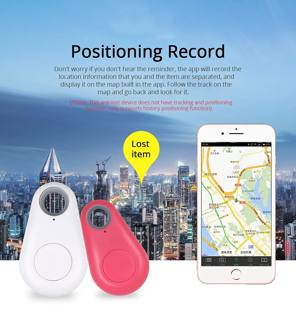 (3pcs) smart tracker Bluetooth anti lost device alarm for andriod ios used wallet car kids pets bags suitcase finder gps hot | Электроника