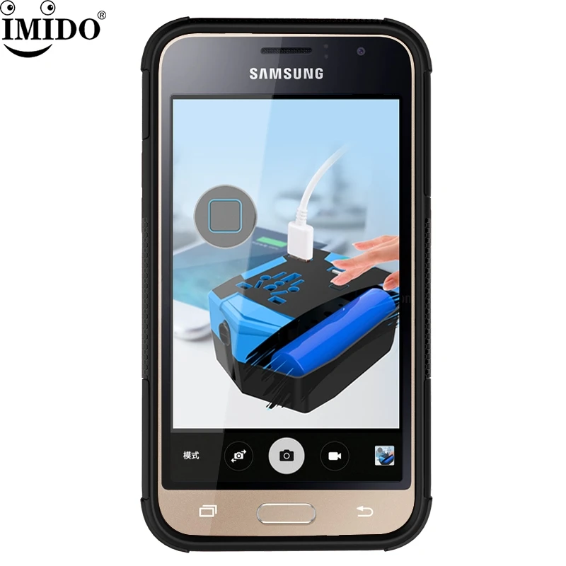 Kickstand чехол для Samsung j120 2016 capa SM J120F гибридный защитный coque galaxy j1 Dous телефона 4 5