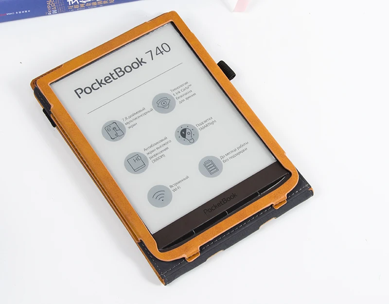 Чехол AROITA для Pocketbook 740 InkPad 3 электронная книга(модель PB740)-Премиум чехол-подставка из искусственной кожи с ремешк