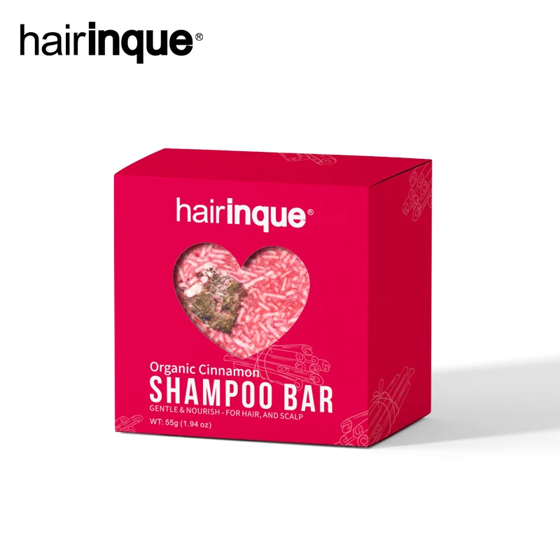 Hairinque органический шампунь корицы бар глубокое очищение увлажняющее улучшение