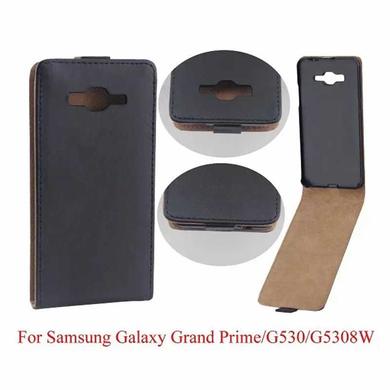 Vertical PU Leather Flip Case Fundas Capa For Samsung Galaxy Grand Prime G530 G530H G5308 Cover TPU Up-Down Open skin pouch | Мобильные