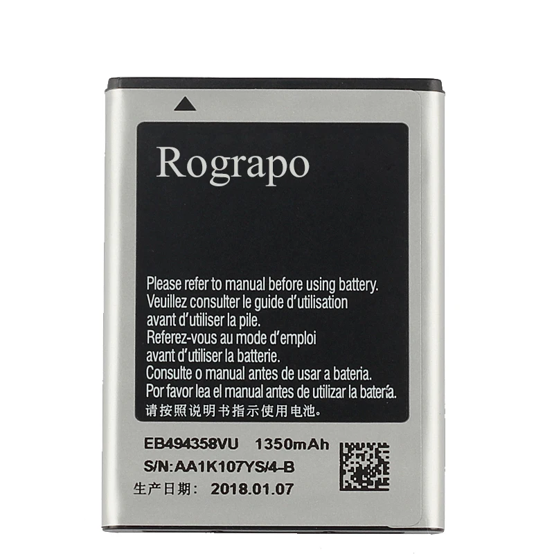 Сменный аккумулятор для Samsung Galaxy Ace S5830 S5660 S7250D S5670 i569 I579 GT-S6102 S6818 1350 мАч | Мобильные