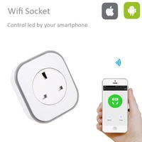 opeu 003 10a wifi smart switch power plug socket eu 220v wireless light outlet timer remote control support alexa google home