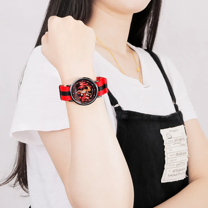 Светодиодные водонепроницаемые часы K-Project с аниме сенсорным экраном манга