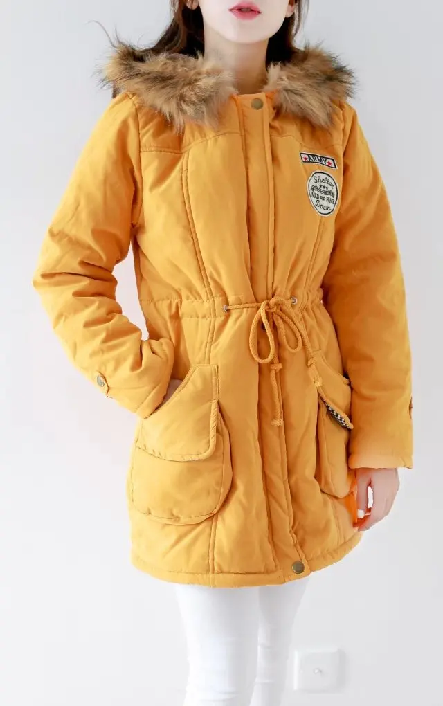 Warm Parkas Women Coat Fashion Autumn Winter Jacket Fur Collar Long Parka Plus Size Hoodies Casual Cotton Outwear | Женская одежда