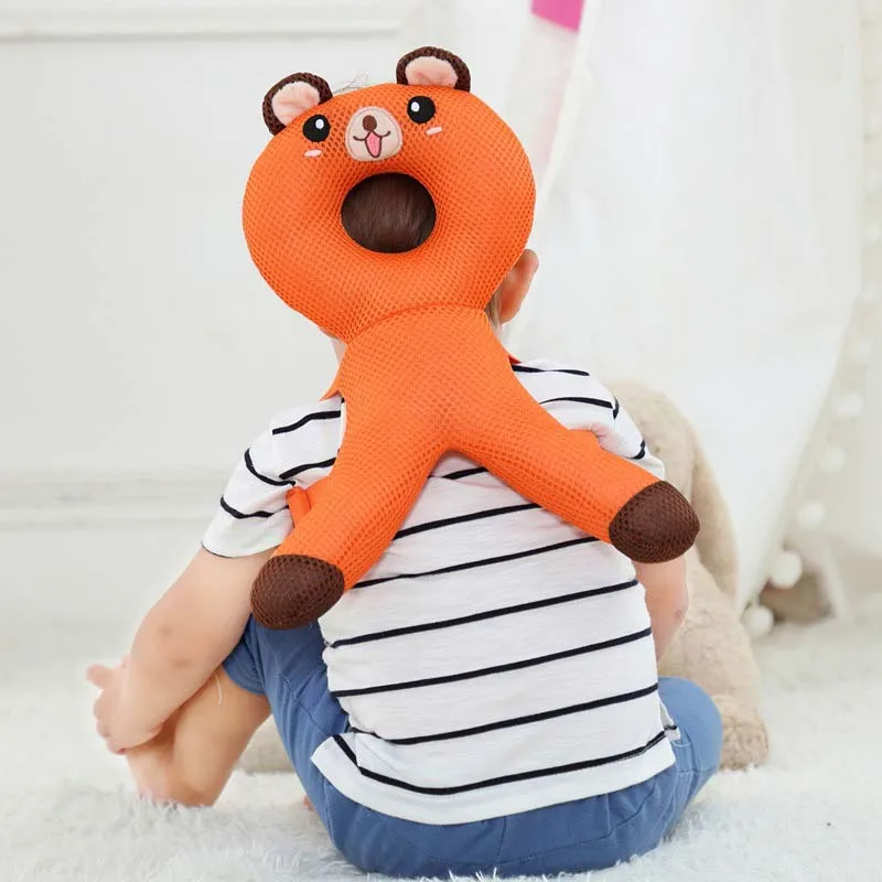 orange 36x20 см детская подушка для защиты головы подголовник для малышей подушка для шеи милые крылья для кормления защита от падения - Цвет: orange