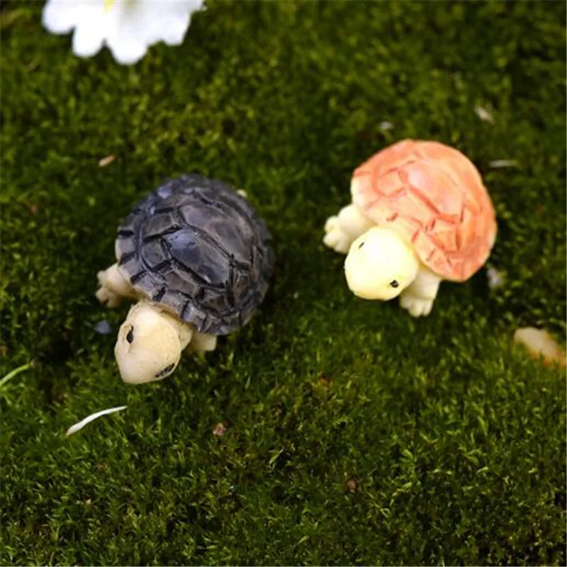 2 шт. Милая Мини Черепаха микро пейзаж домашний сад украшение DIY стеклянный