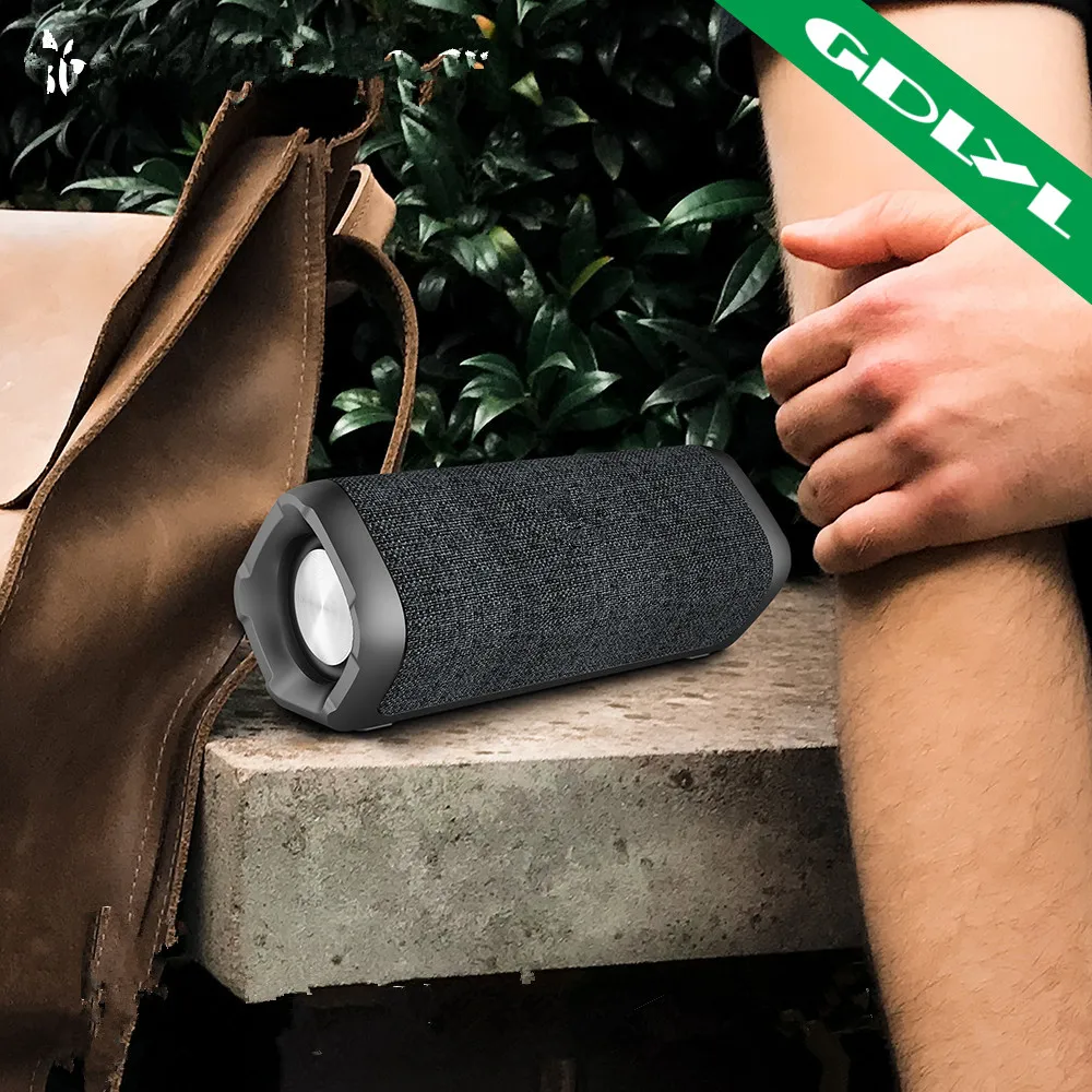 Беспроводная bluetooth колонка сабвуфер портативный громкоговоритель с микрофоном