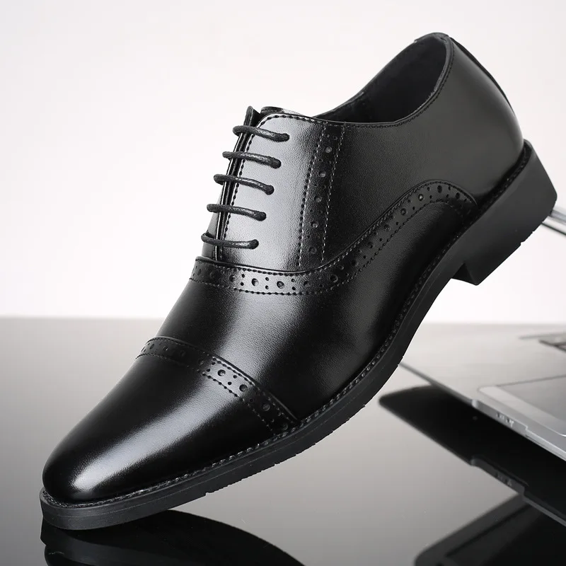 

Fashion Man Formal Shoes High Quality Breathable leather shoes men Business Dress Loafers Oxford Wedding Shoes zapatos de hombre