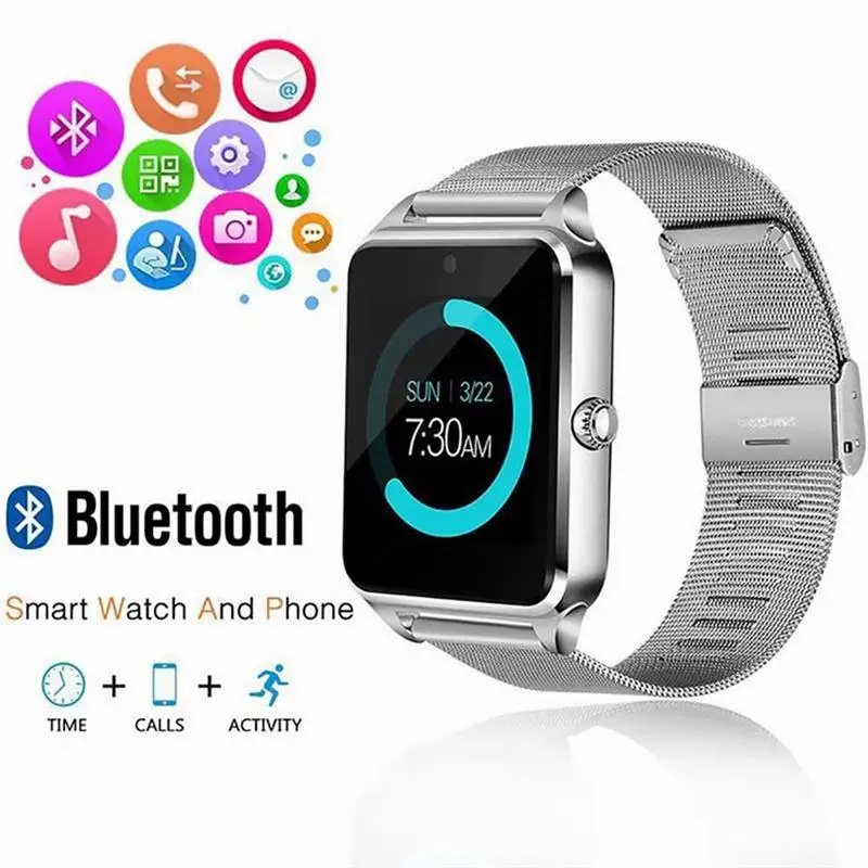 Популярный фитнес-браслет Bluetooth Смарт-часы телефон Z60 для IOS Android | Наручные часы