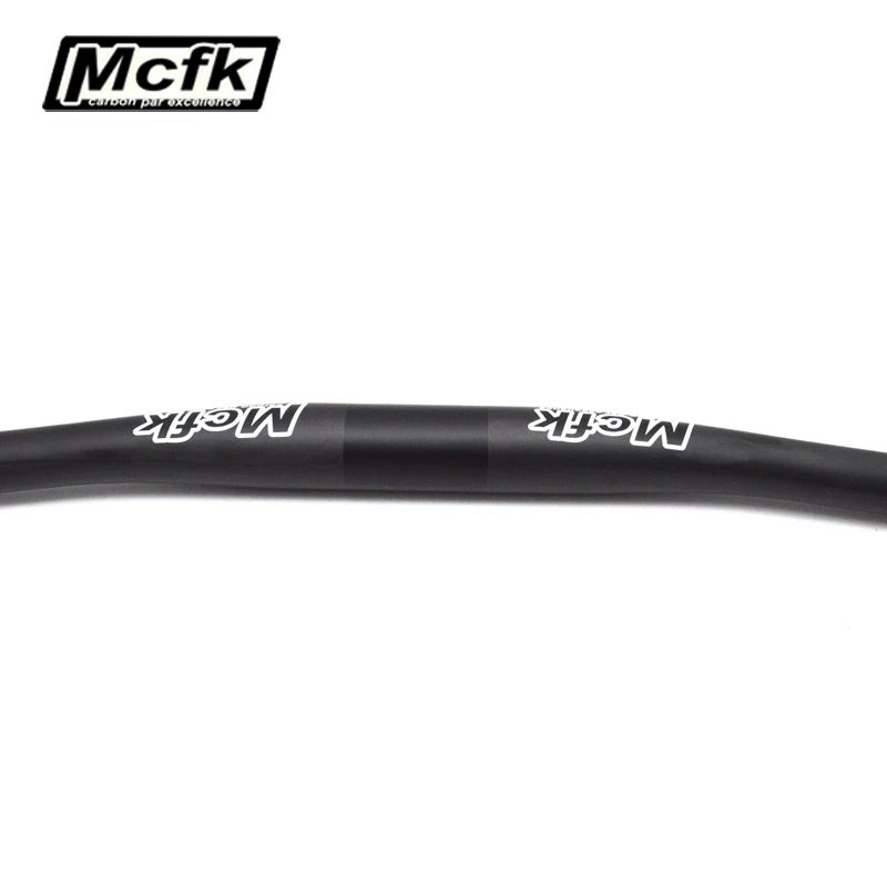 Mcfk UD углеродное волокно MTB велосипедный Руль Горный велосипед плоский руль 31,8 мм 690 720 750 мм велосипедные детали 9 градусов 5 мм подъем