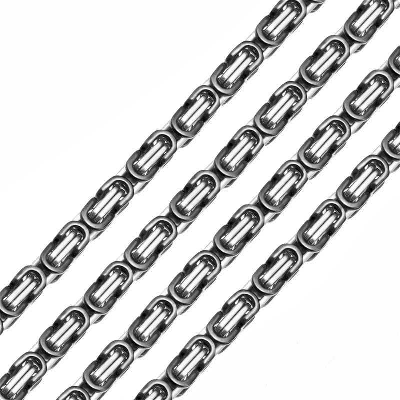 Мужское ожерелье Elfasio цепочка из нержавеющей стали для мужчин и женщин золото