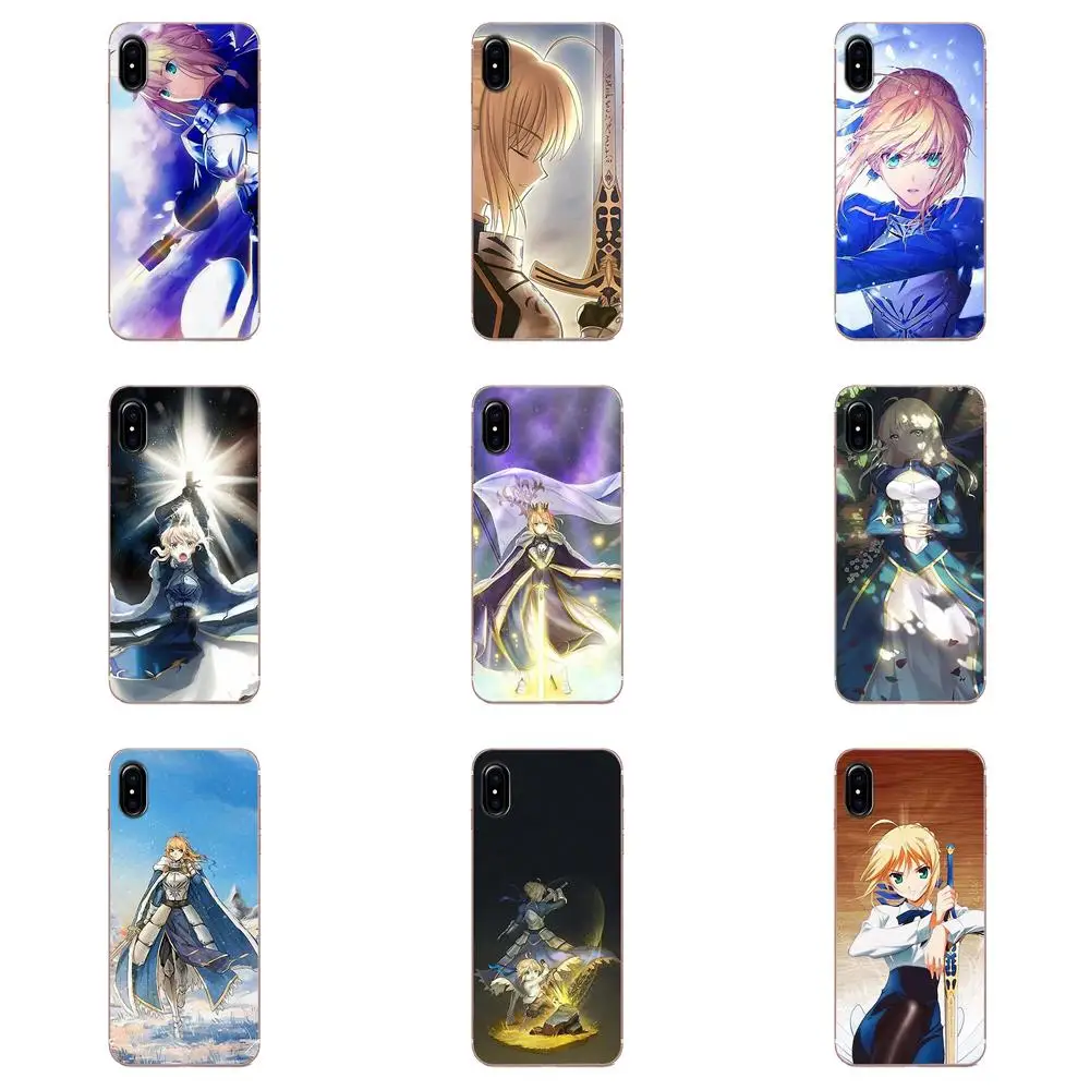 Мягкий защитный чехол аниме Fate Stay Night Saber для Xiaomi Redmi Mi Note 7 8 9 SE Pro Lite Go Play | Мобильные