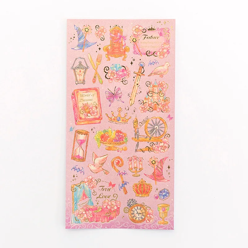 Alice's fairy tale world Bullet Journal Decorative Diary Sticker Scrapbook Decoration DIY Stickers School Office Supply | Канцтовары