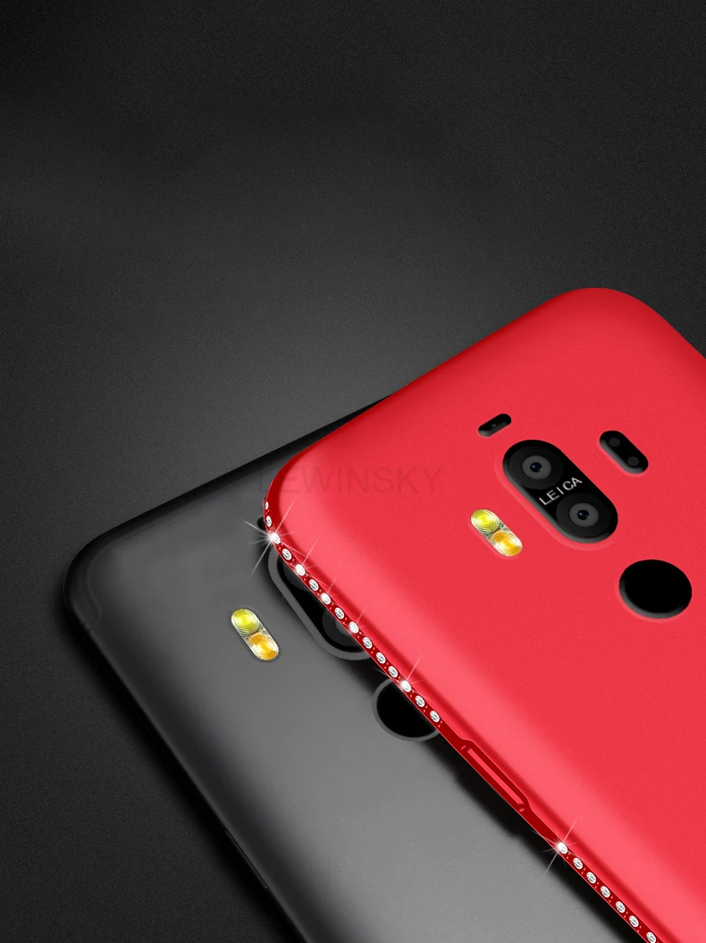 Роскошные Стразы силиконовый чехол для huawei Y9 Nova 3 3i P20 P8 P9 Lite Коврики 10 20 Pro P smart чехол на honor 7c 8 9 вид 10