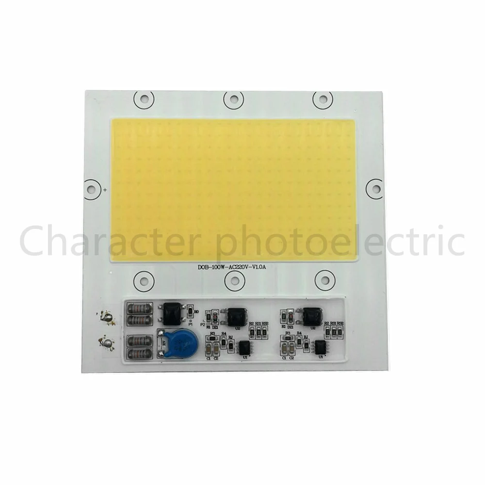 100 Вт 220 В COB LED 3000 3500 К теплый белый вход источник света для интегрированного