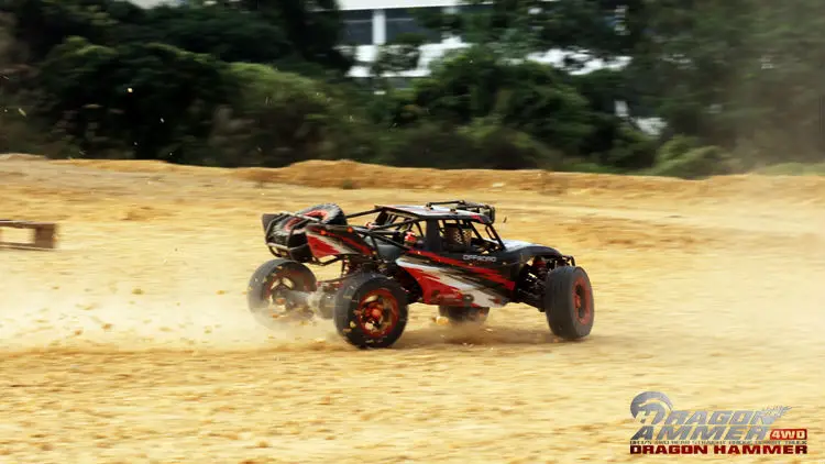FID Racing Молот дракона 1/5 бензин пустыни двигатель тележки Zenoah G320 32CC 2T мощный бензиновый двигатель