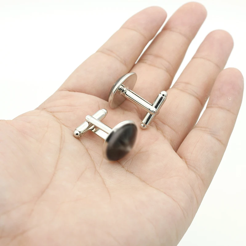 TAFREE vintage Oil Painting glass picture cugglinks elegant men jewelry for weding party Starry Night Moon charm cuff links A547 | Украшения